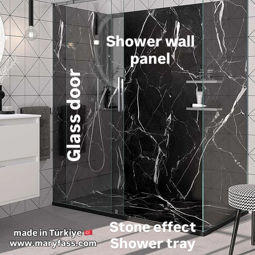 stone effect shower tray manufacturer in Turkiye